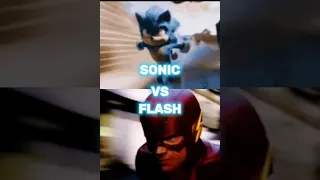 who is strongest #sonic vs #flash #fight #viral #fyp