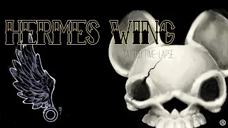 Tattoo Time Lapse - HERMES WING -  by ideo