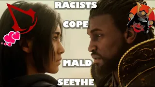 Naoe and Yasuke Laughing At Racists Assassins Creed Shadows