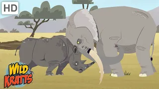 Wild Kratts | Elephants, Rhinos, and Hippos | Powerful Pachyderms [Full Episodes]