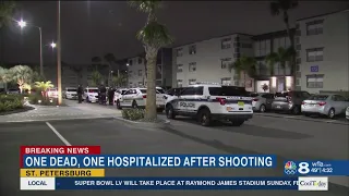 1 dead after double shooting at St. Pete apartment