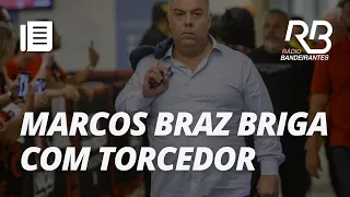 Marcos Braz briga com torcedor em shopping do RJ