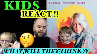 KIDS REACTION | Billie Eilish - Everything I Wanted| METALHEADS KIDS REACT