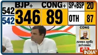 Lok Sabha Election Results 2019 | Rahul Gandhi Congratulates PM Modi & Smriti Irani