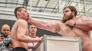 Slap Championship in Russia/Strength Competition/Slap contest Knockouts Compilation in Russia