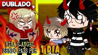 [DUBLADO] KIRA e ANGEL Sendo PAIS Por 1 DIA 😂😱 | Mini Filme | Gacha Club