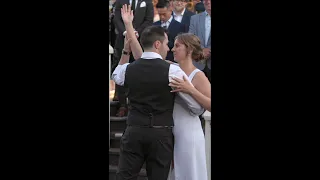 This Groom can really dance! Bride and Grooms first dance is the TANGO?! #shorts