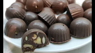 Молочно шоколадные ореховые конфеты для диабетиков