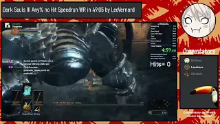 Commentary - WR DS3 any% no Hit Speedrun by Leovernard in 49:05