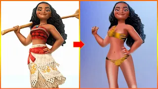 Moana Glow Up || Disney Transformation @Mix All ​