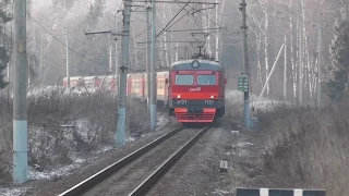 Электропоезд ЭР2Т-7127 платформа Скоротово
