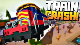 THE BIGGEST TRAIN CRASH THE WORLD HAS EVER SEEN! - Train Crash Simulator - Beware of Trains Gameplay