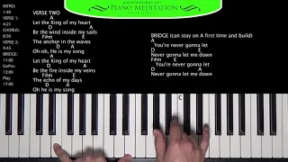 King of My Heart - How to Play on the Piano (McMillan/Passion) [A]