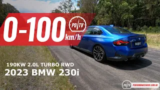2023 BMW 230i M Sport 0-100km/h & engine sound