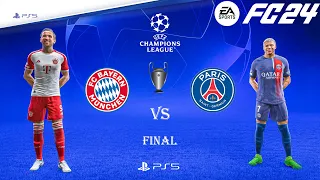 FC 24 - Bayern Munich Vs PSG | UEFA Champions League Final 23/24 Full Match | PS5™ 4K60.