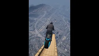 BIKE JUMP FROM MEGA RAMP | MOTERCYCLE BEST JUMP | #shorts | gta 5 tron bike jump | nuclear vishu |