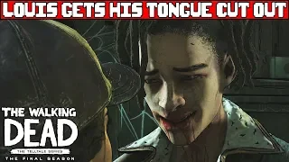 Louis Gets His Tongue Cut Out - WALKING DEAD TELLTALE SEASON 4 EPISODE 3