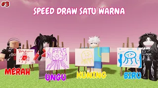 LOMBA GAMBAR TAPI SATU WARNA! SPEED DRAW