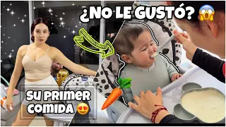 MI HIJO APRENDE A COMER POR PRIMERA VEZ🥕👶🏻|Ana Eusse