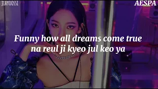 AESPA(에스파) - Dreams Come True/Easy Lyrics Romanized