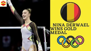 Nina Derwael Wins Gold Medal in Uneven Bars Gymnastics | Tokyo Olympics | 2021