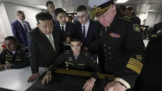 Kim Jong-un besucht russisches Kriegsschiff