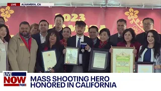 ‘Hero’ Brandon Tsay honored in California after Monterey Park mass shooting | LiveNOW from FOX