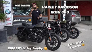 Biggest Harley Davidson Iron 883 Lineup | For Sale! | Starting from 2lakhs only | ALL ABOUT BIKES