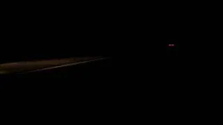 German Autobahn in night