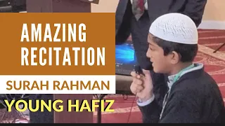 Non-Muslims Listen to Surah Ar-Rahman – Amazing Recitations by young hafiz boy