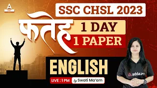 SSC CHSL English Most Important Questions | English by Swati Mam | CHSL 1 Days 1 Paper