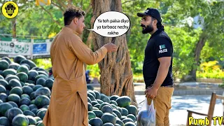 Policeman Buying Fruits Without Money