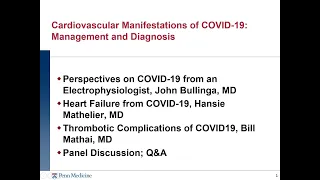 Cardiovascular Manifestations of COVID 19 Diagnosis and Management