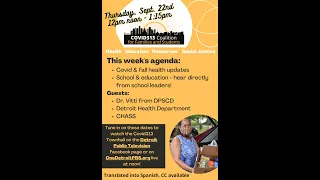 COVID313 Virtual Town Hall | Help with School Absenteeism, Variant and Vaccine updates