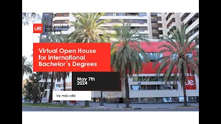 Virtual Open Day for International Bachelor´s Degrees