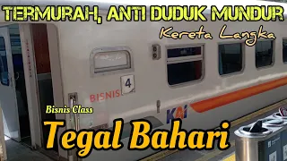 TEGAL BAHARI, KERETA NYAMAN, MURAH DAN ANTI DUDUK MUNDUR!Trip naik Tegal Bahari dari Jakarta - Tegal