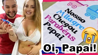 VOCÊ VAI SER PAPAI | SURPRESA E REAÇÃO DO MARIDO