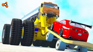 Beamng drive - Giants Machines Crushes Cars #5