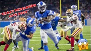 The Hardest Hits Of The 2022 NFL Preseason  Crazy hits and highlits