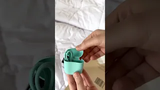 unboxing new airpods case 💚 #airpods #unboxing #shorts #amazon #aesthetic #case #apple #airpods2