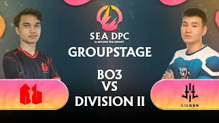 [FIL] Army Geniuses vs Lilgun (db- vs 423 | BO3) DPC SEA 2022 Tour 3: Division I & II