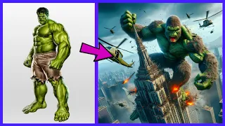 AVENGERS But KING KONG🐵 VENGERS 🔥 All Characters (marvel & DC) 2024💥