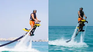 Meet the flying Jetovator /Jetovator flying water bike for your watersports /Ride the hose of jetski