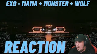 Reaction To EXO(엑소)- MAMA + Monster + Wolf
