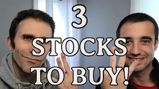 3 Stocks to BUY RIGHT NOW!  | 2 Dividend Aristocrats & 1 Dividend King