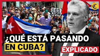 🔴 CUBA y la PROTESTA MÁS GRANDE EN DÉCADAS contra el GOBIERNO | EXPLICADO 🇨🇺