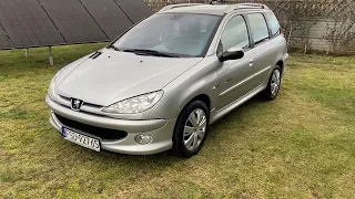 Peugeot 206sw QUIKSILVER 1.4 benzyna 103tyśkm