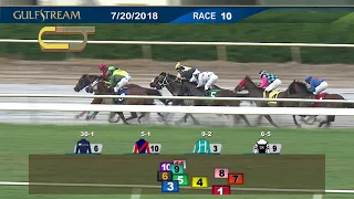 Gulfstream Park Carrera 10 - 20 de Julio 2018