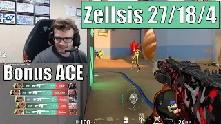 C9 Zellsis Is Currently Rank #11 NA ft. GUARD Trent | In Bind | On Raze | VALORANT