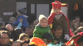 Intocht Sinterklaas op de markt Harderwijk 2018